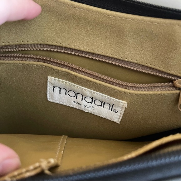 MONDANI | Vintage Black Leather Shoulder Purse - Picture 11 of 11